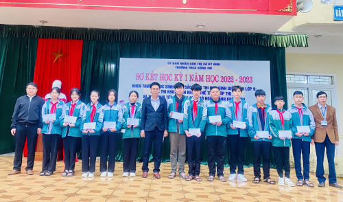41 học sinh  lớp 9 Trường THCS Sông Trí đậu HSG tỉnh năm học 2022-2023 với 3 giải Nhất