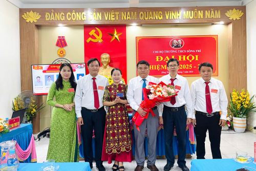Đại hội Chi bộ Trường THCS Sông Trí nhiệm kỳ 2025 - 2030