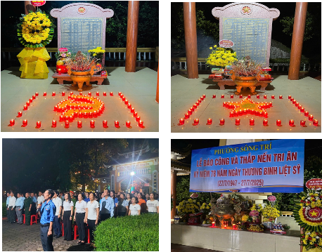 Trường THCS Sông Trí tri ân các anh hùng liệt sĩ nhân ngày 27/7