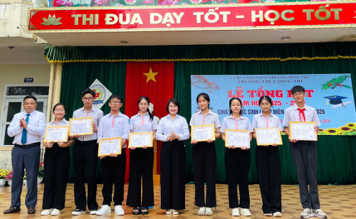 THCS Sông Trí “Bứt phá chất lượng, lan tỏa phong trào thi đua trong năm học 2025 - 2026”