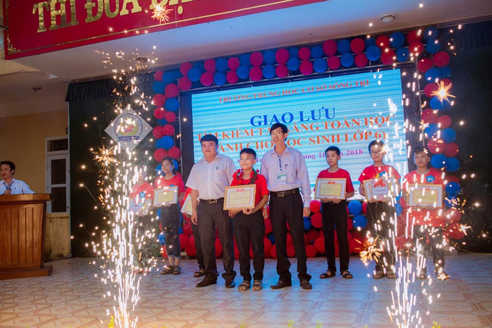 Em Trương Quang Long giành giải nhất cấp trường khối 6